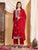 Shiza Chikankari Premium Modal Co-ord Set (Maroon)