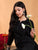 Priya Chikankari Kurta Palazzo Cotton Co-ord Set (Black)