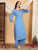 Faiza Chikankari Rayon Co-ord Set (Powder Blue)