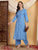 Faiza Chikankari Rayon Co-ord Set (Powder Blue)