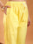 Ananya Chikankari Kurta Pant Cotton Co-ord Set (Yellow)
