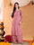 Maryam Chikankari Rayon Co-ord Set (Nude Coral)